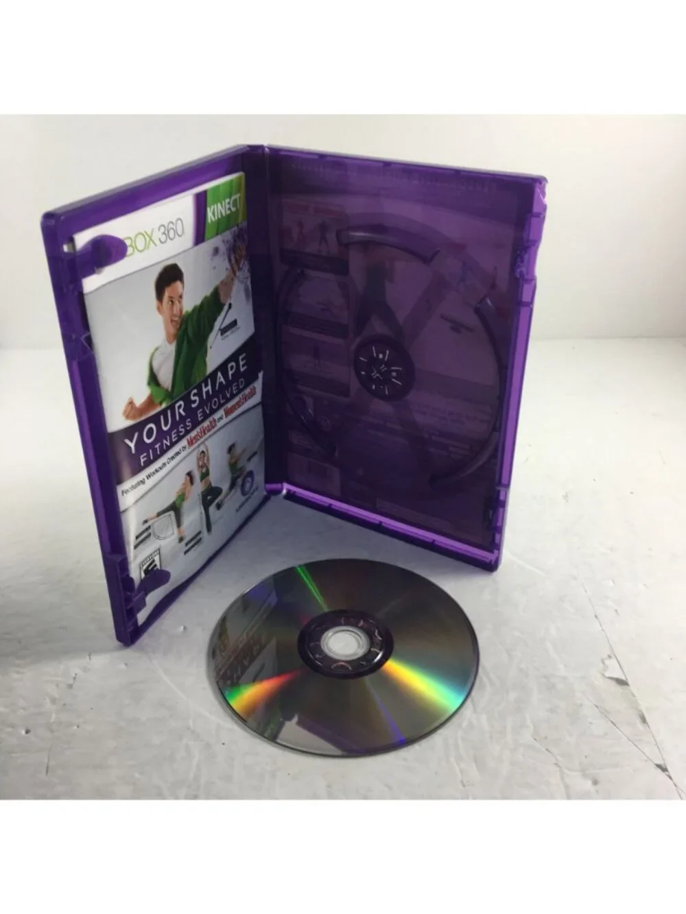 MICROSOFT XBOX 360 KINECT YOUR SHAPE FITNESS EVOLVED GAME MANUAL INCLUDED